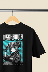 Anime girl mechanical | Unisex Oversized Classic T-Shirt